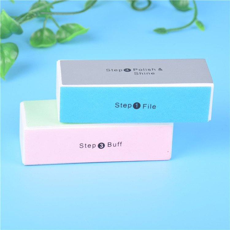 Four-Surface Nail Buffer Block - ရောစပ်ထားသော အရောင် - ပုံ 3