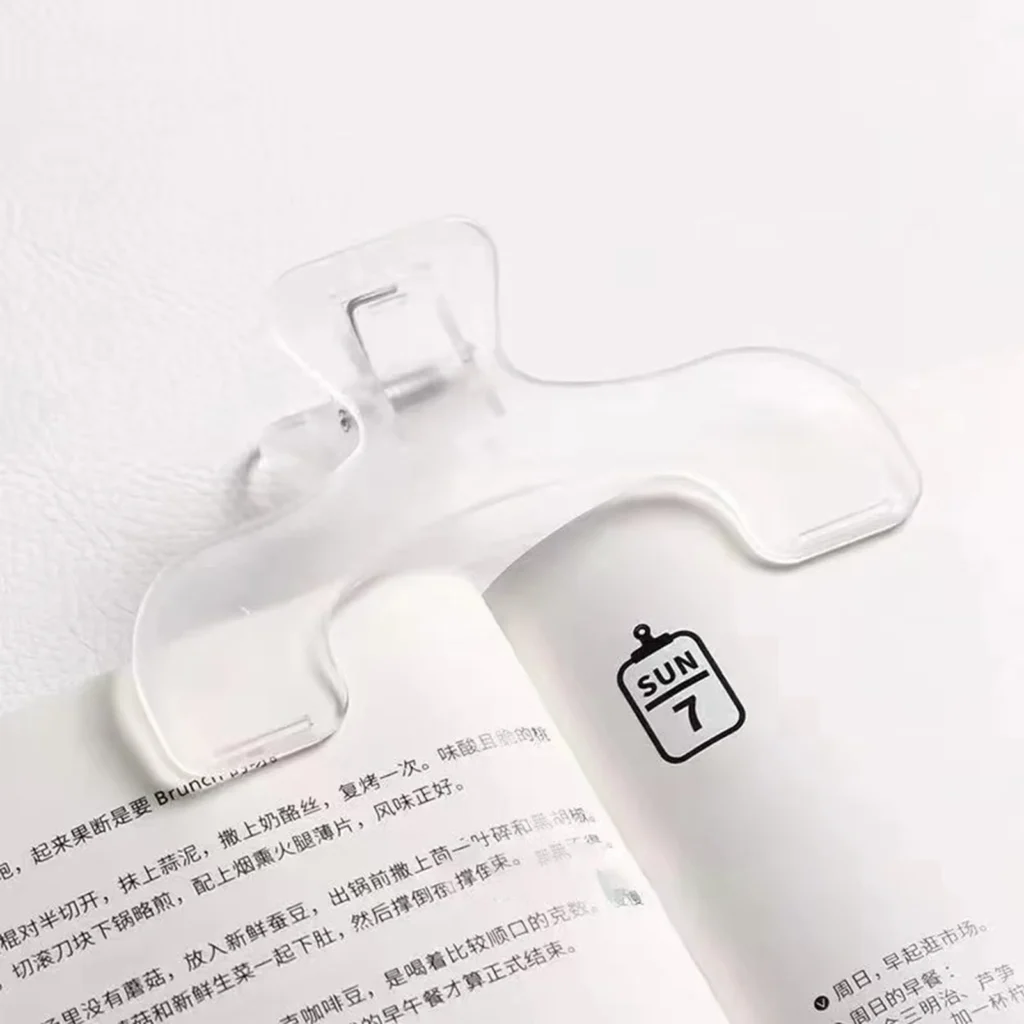 Clear Book Page Clip