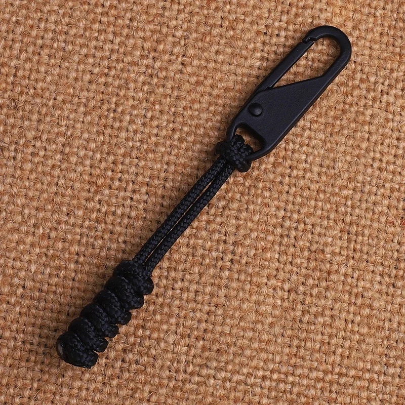 Clip-On Zipper Pulls – 5-Piece Black Set