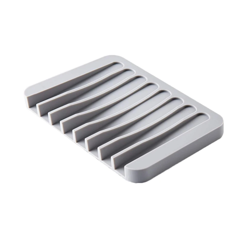 Grey draining soap dish