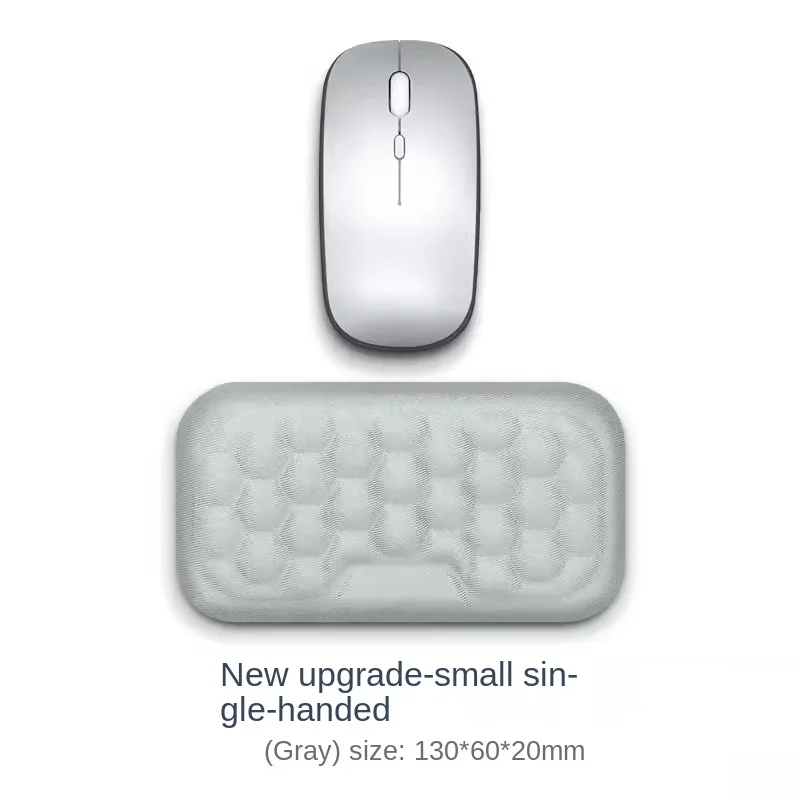 Small Mouse Wrist Rest – Grey