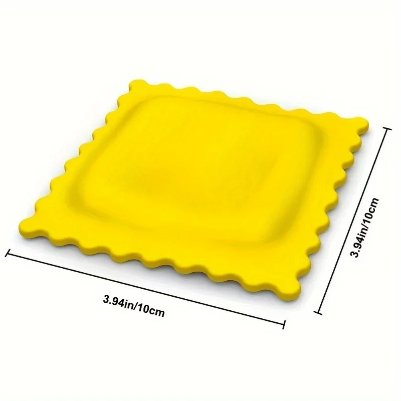 Yellow Silicone Spoon Rest – 10 cm - Gambar 2