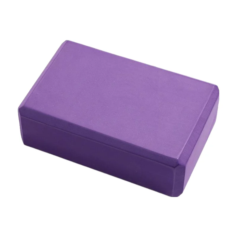 EVA Yoga Block – Purple, 23 × 15.3 × 7.6 cm