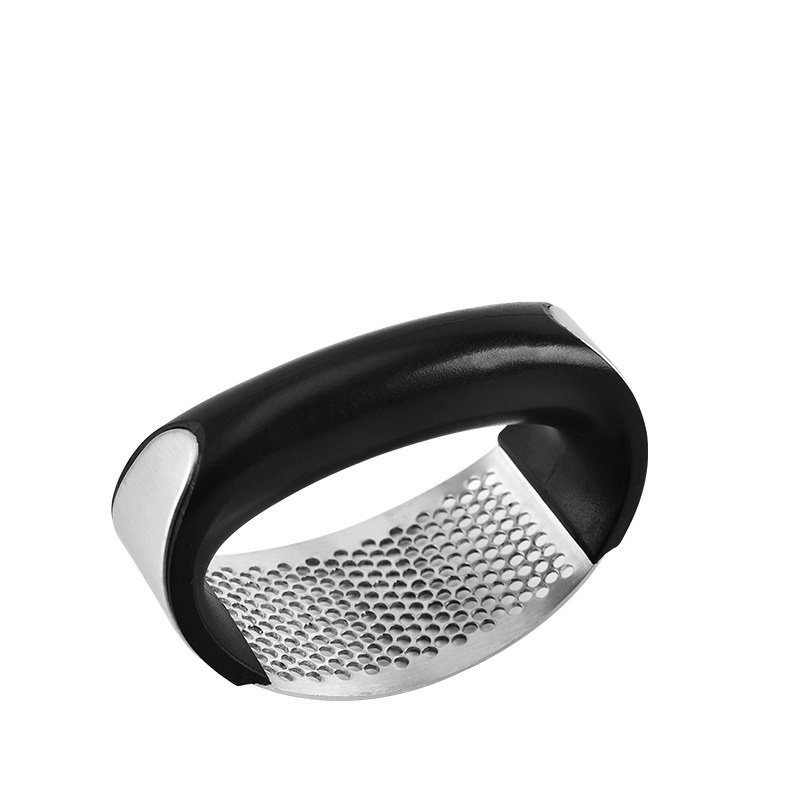 Manual Rocking Garlic Press – Black