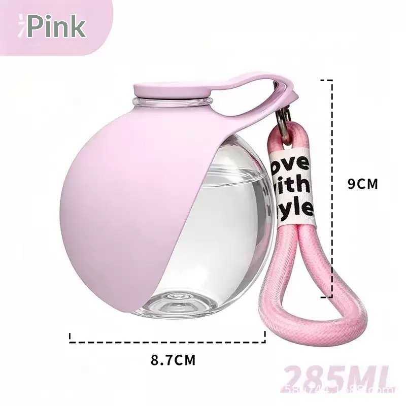 Portable Pet Water Bottle – Pink - Image 2