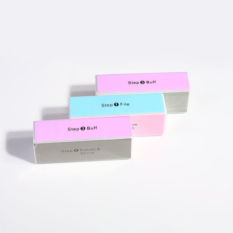 Four-Surface Nail Buffer Block – Mixed Colour